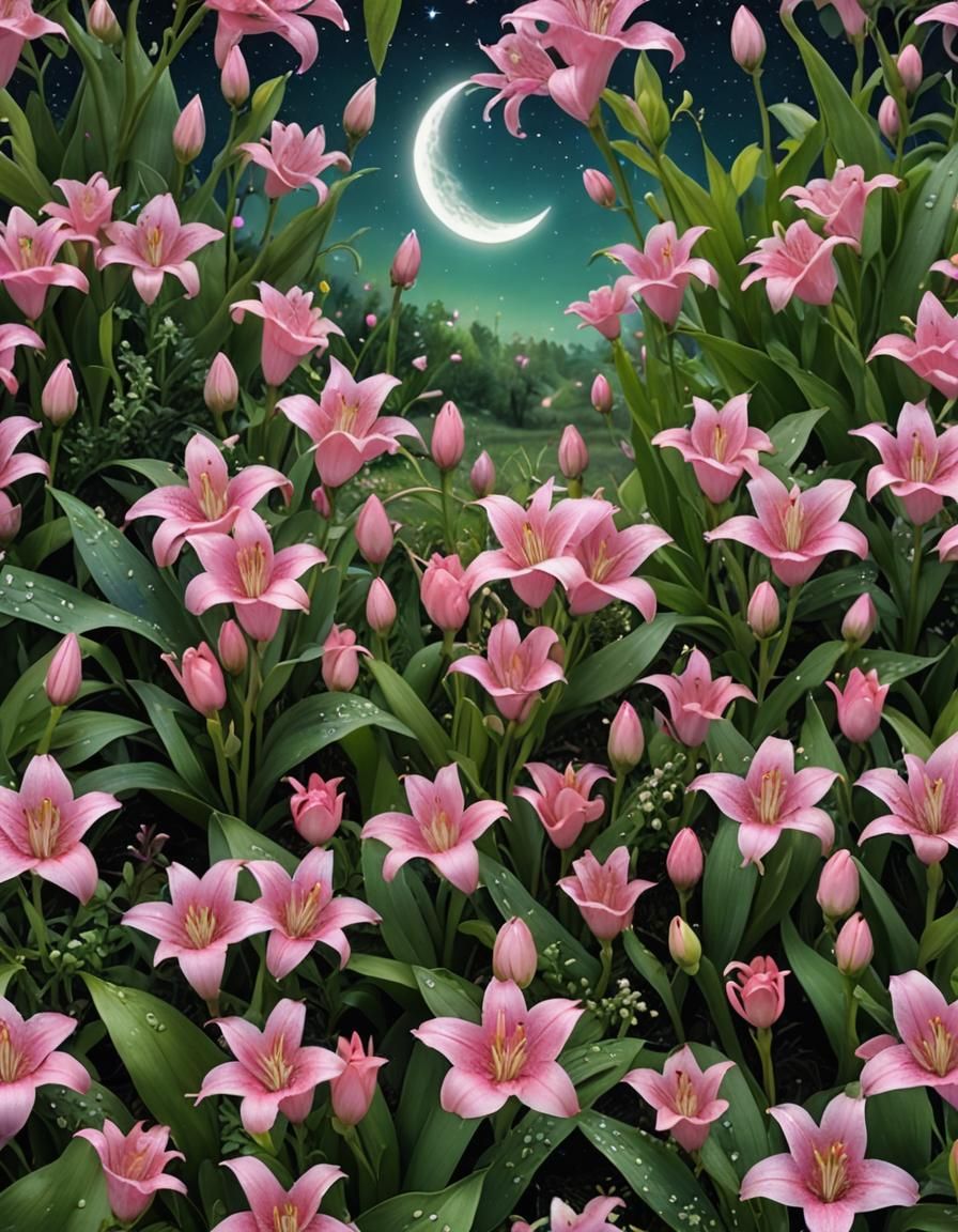 Pink little lillies of the valley