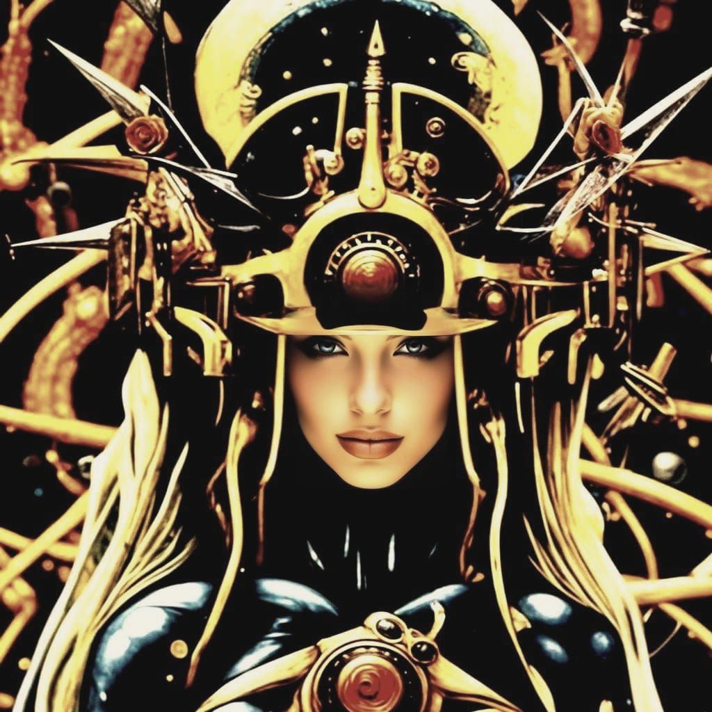 Statue of Liberty in Matrix Machine City Style