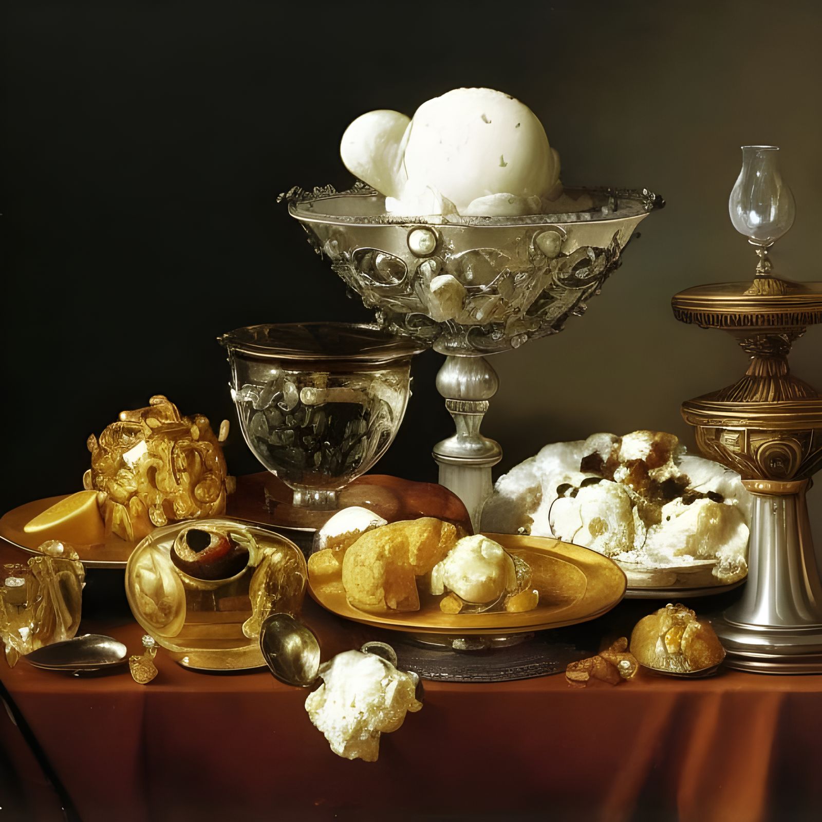 Dutch Masters Still Life of Silver Sweets