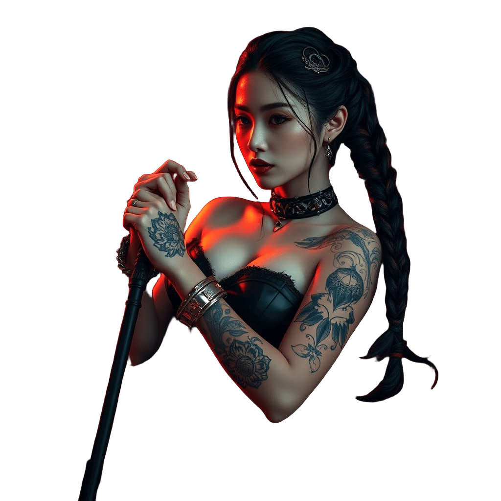 Ethereal Vampire Queen in Gothic Opulence