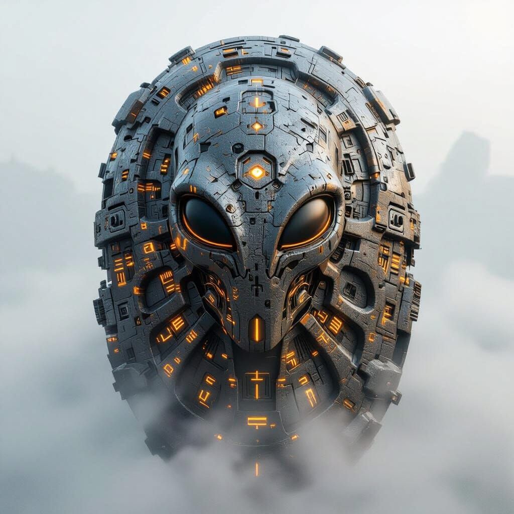 Alien Metal Texture Macro Photo