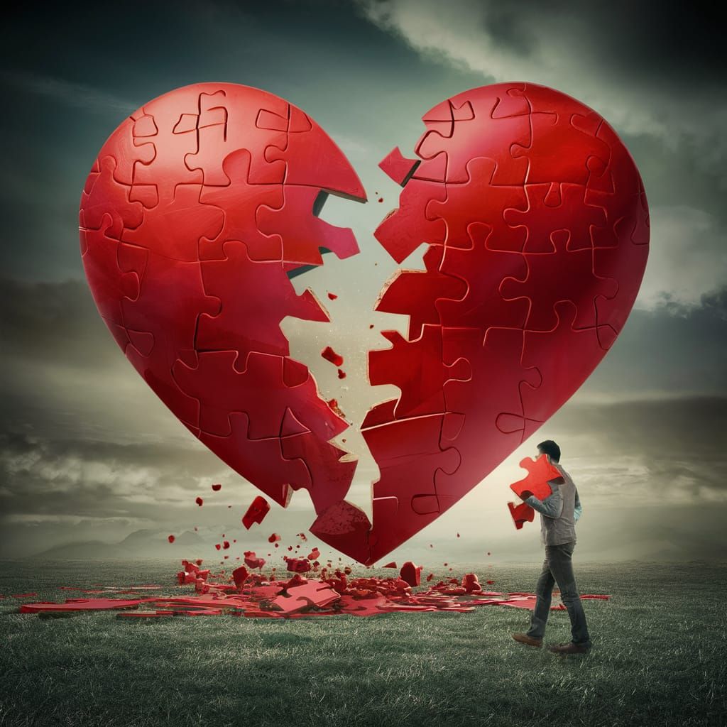 A Shattered Heart, Broken into a Thousand Pieces