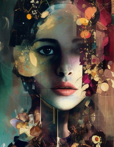 Romantic Portrait Movie Poster in Digital Illustration