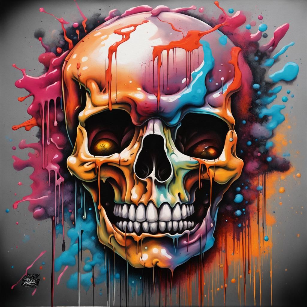 Graffiti Art of Mind Disease in Street Style