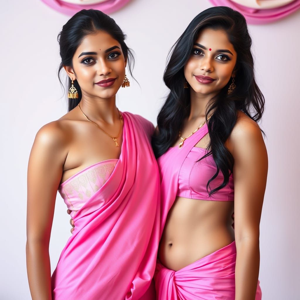 Two beautiful young Indian lesbian