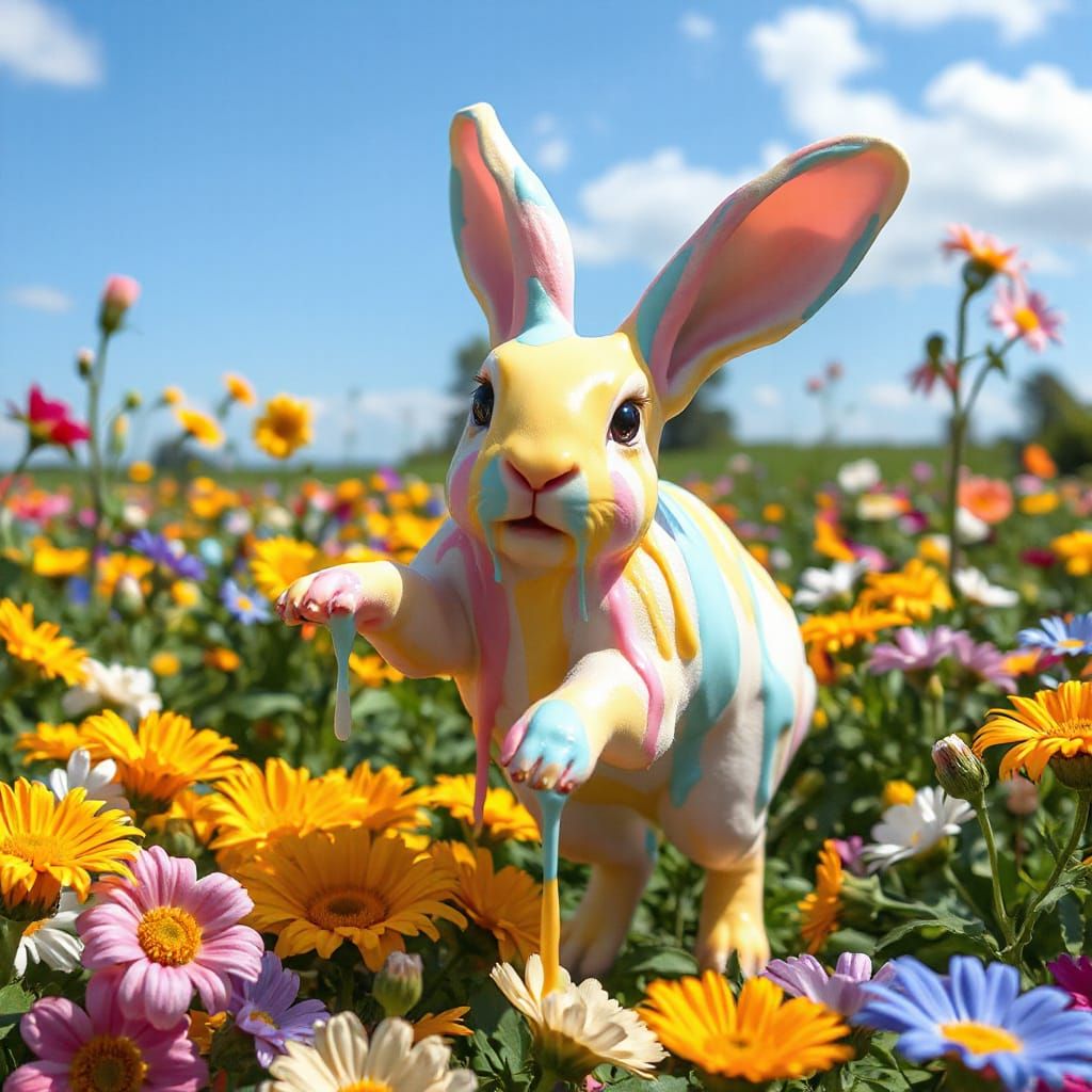 Somebody's been painting Easter eggs