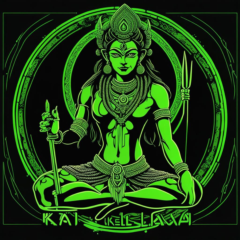 Kali and Kali Linux Fusion: Neon Green and Black