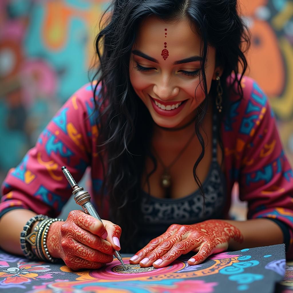Indian Tattoo Artist Creates American Traditional Art