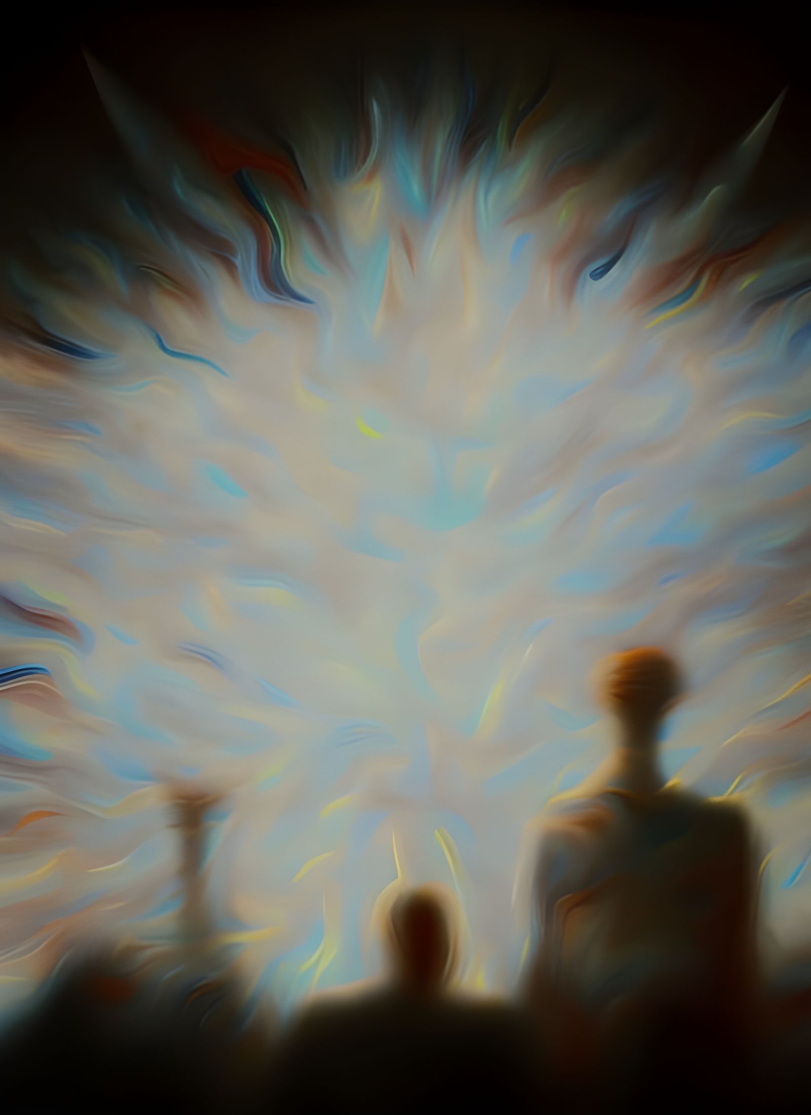 Ebbing Ring Around Earth in Warm Light