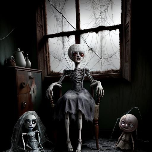 creepy doll