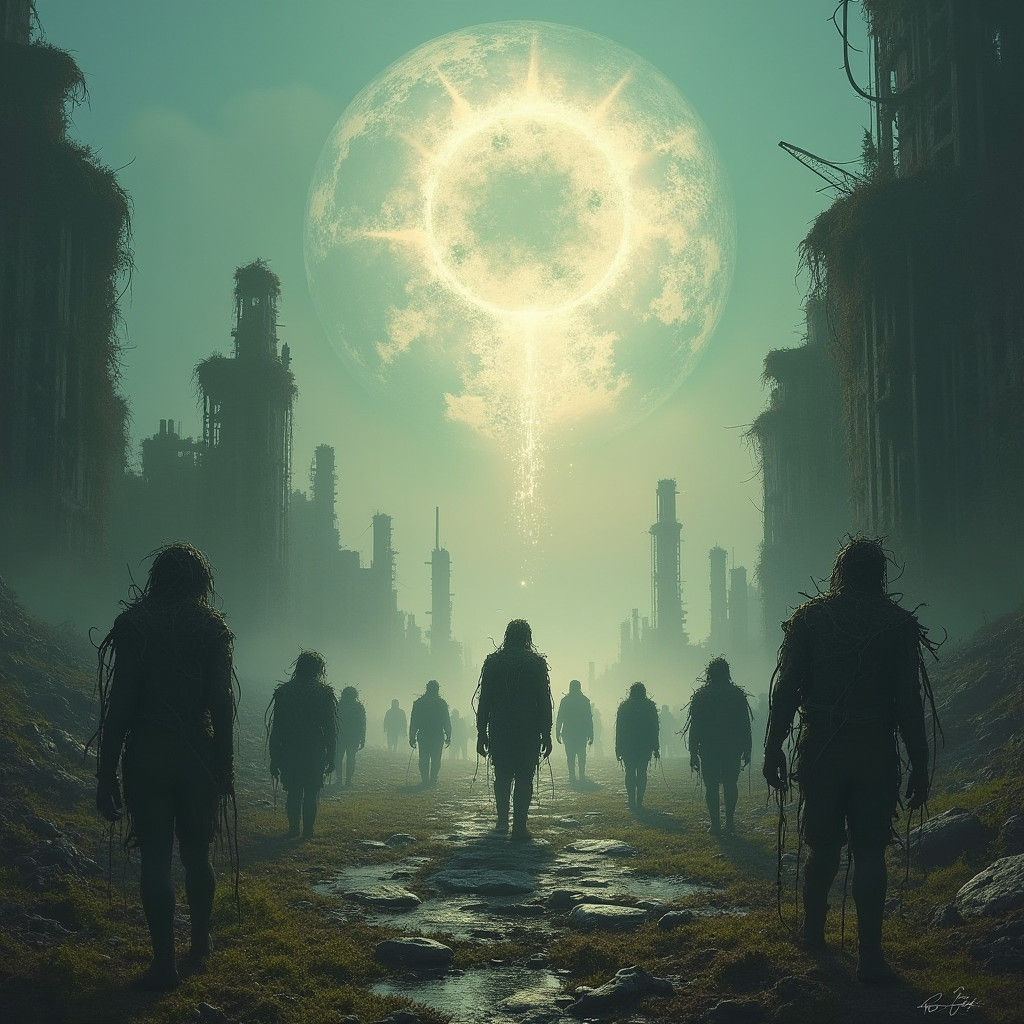 Post-Apocalyptic Earth Reclaimed by Nature