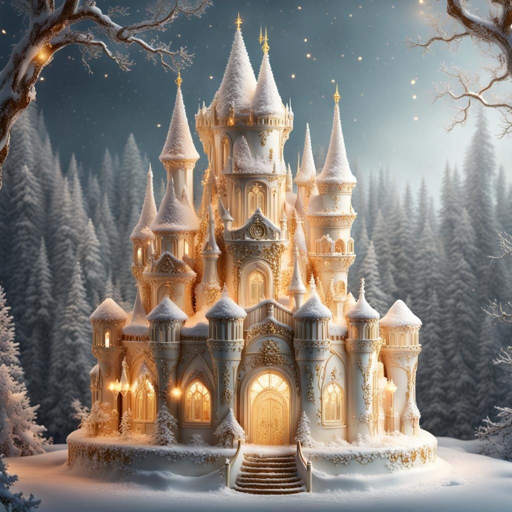 Fairytale Castle Cake: Opulent Baroque Patisserie