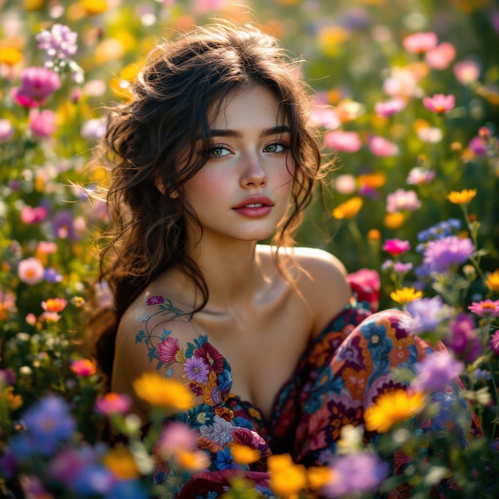 Dreamer Amongst Blooming Marvels