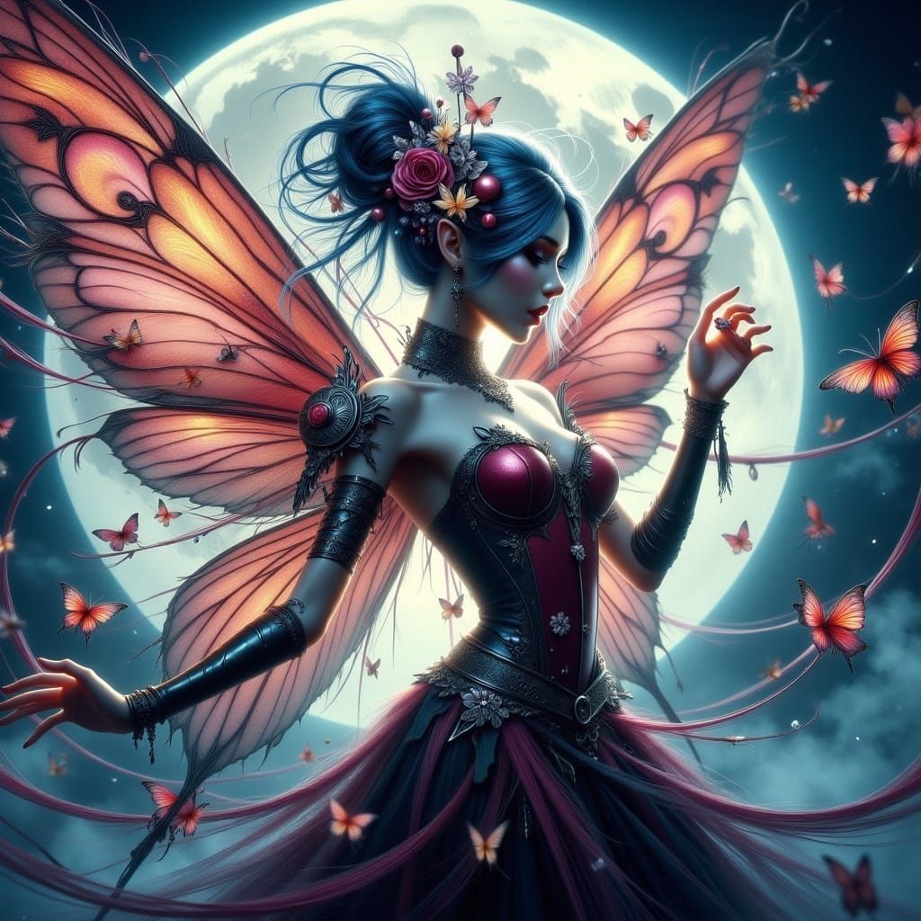 Cyborg Punk Fairy: A Digital Masterpiece