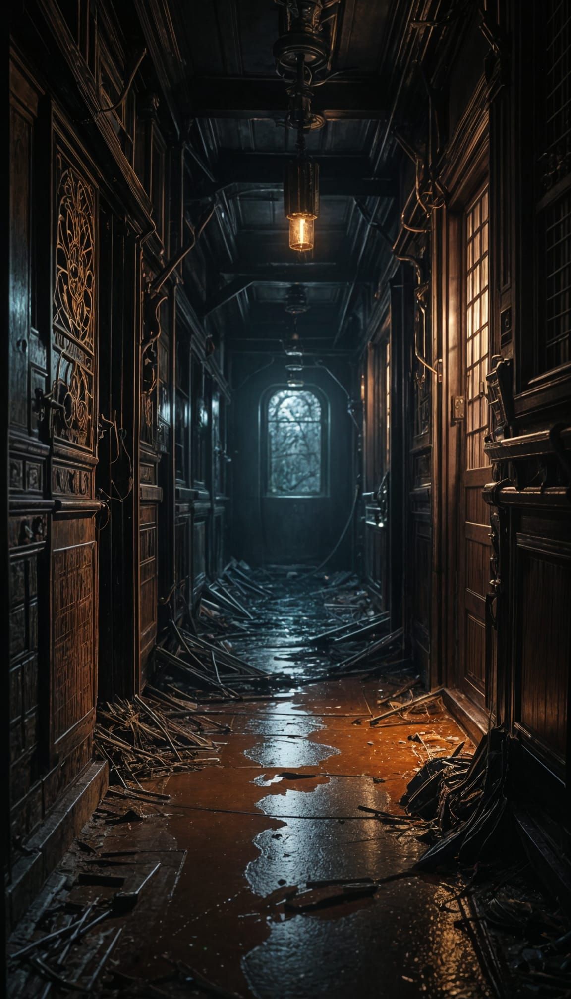 Scary Horror Scene Generated by AI