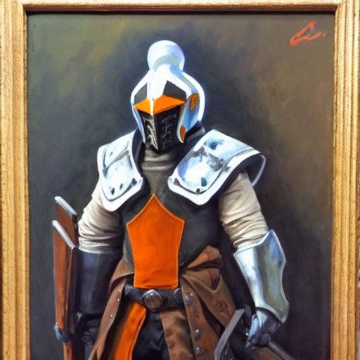 Lord Shaxx: Oil Painting in Gurney Style