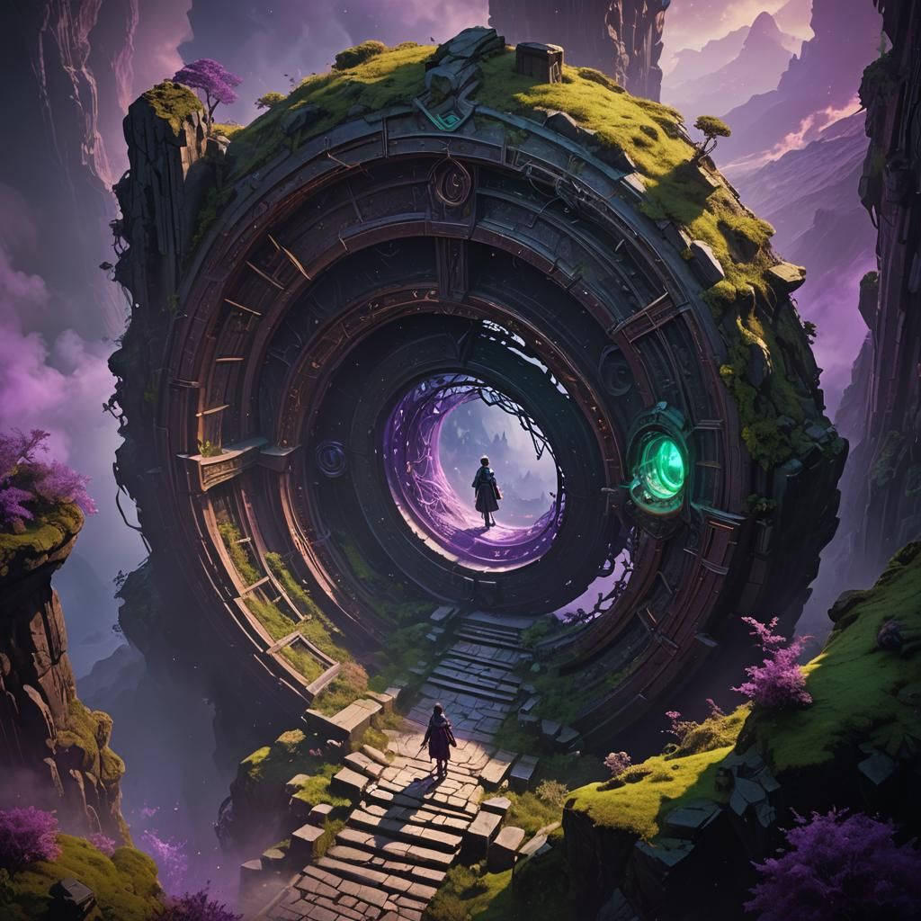 Mystical Portal Opens to Fantasy Realm