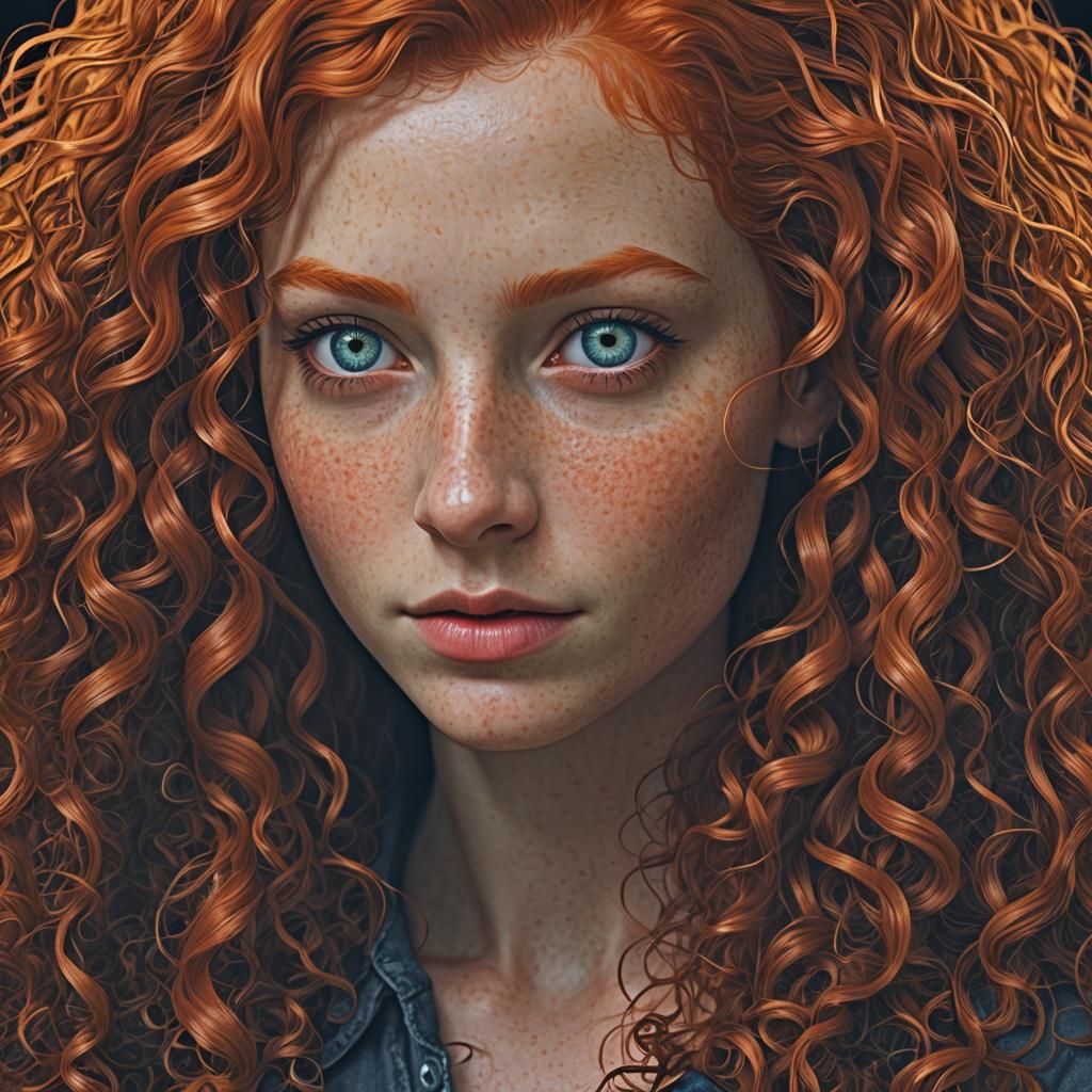Redhead Graphic Designer in Seattle: 3D Digital Art