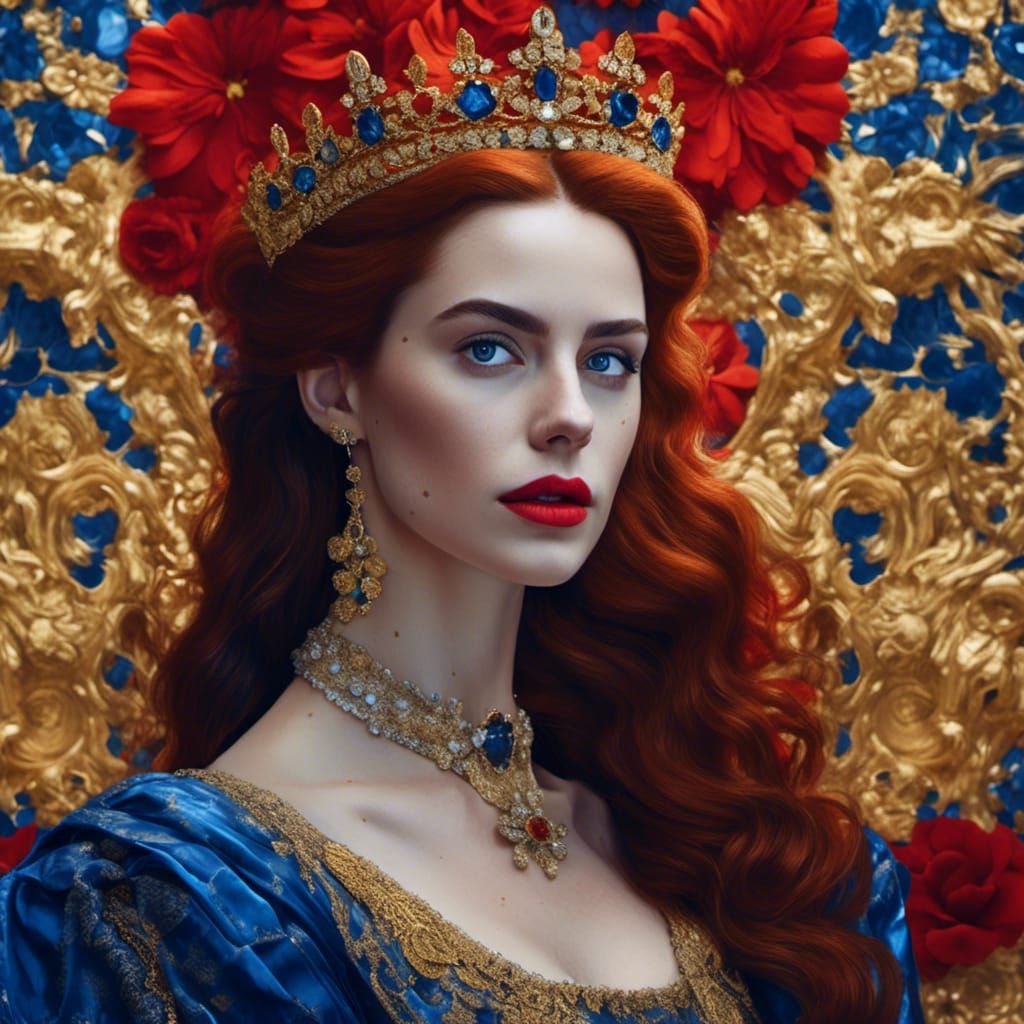 Lana Del Rey as Mary Queen of Scots Portrait