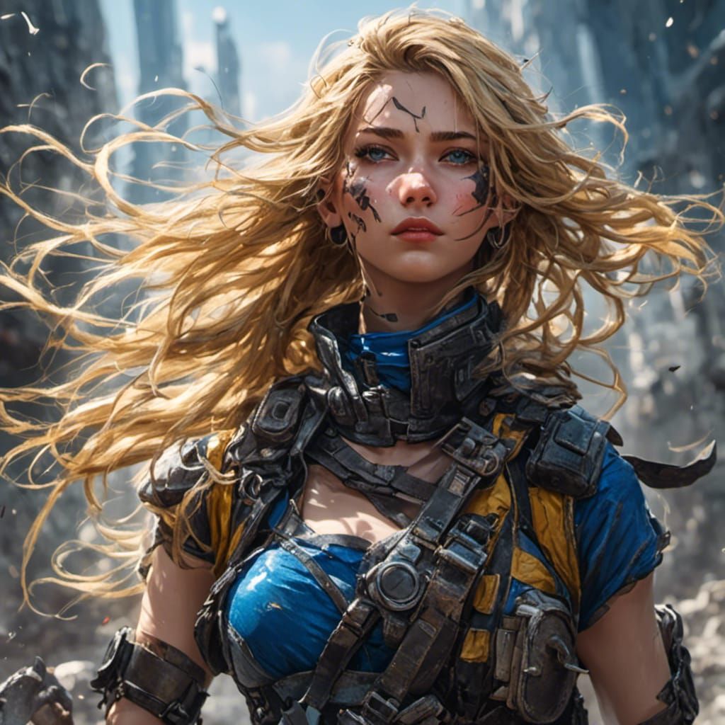 Wasteland Survivor in Protective Gear