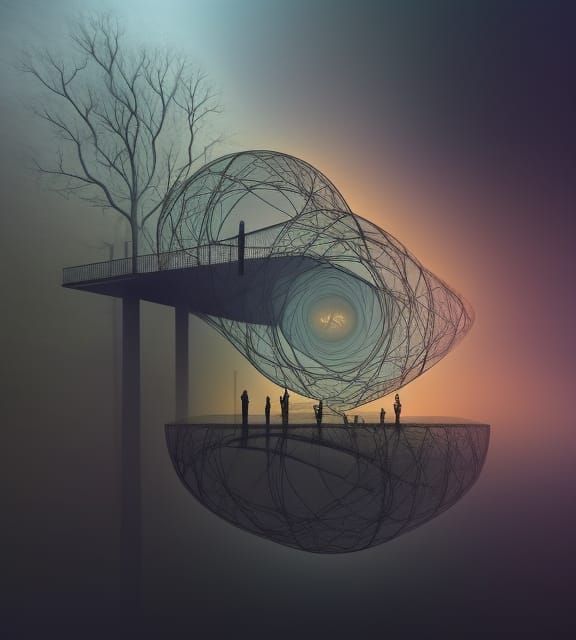 Surreal Interdimensional Portal: Impossible Architecture in ...