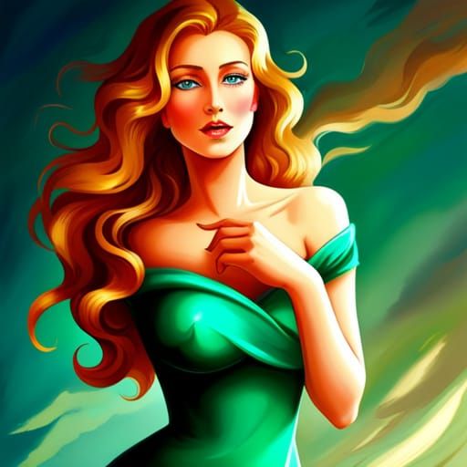 Fantasy Woman Removing Clothes