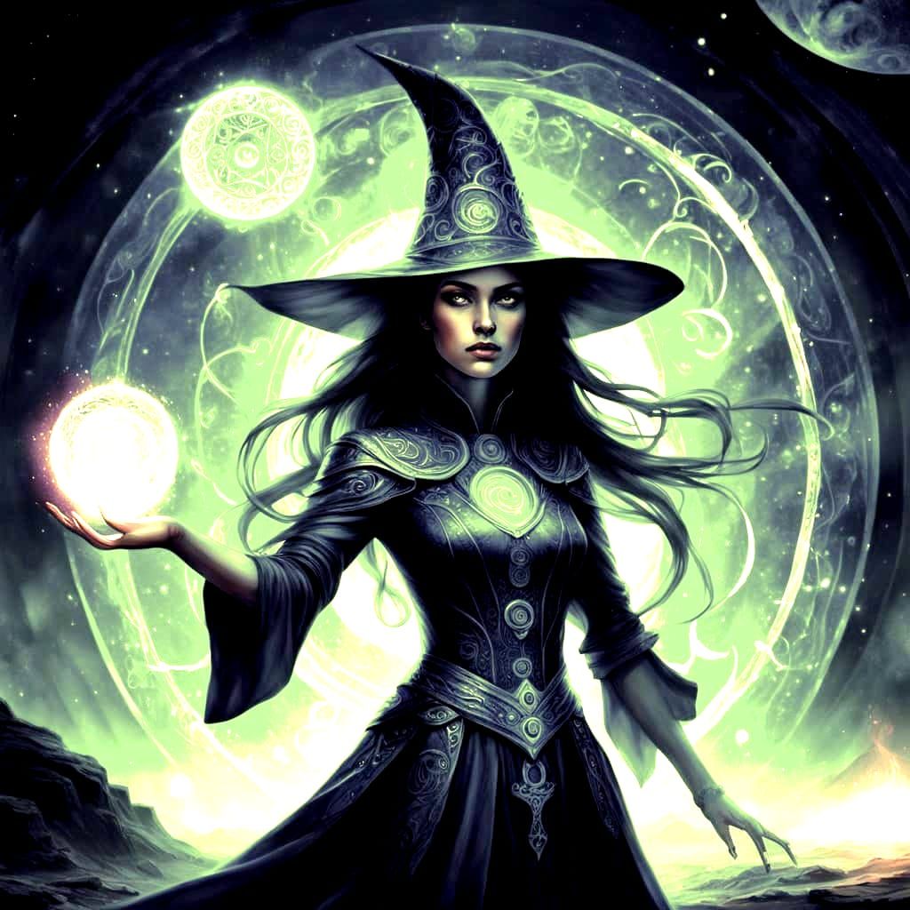 Retro Space Witch Conjures Ghosts, Demons, and Aliens in Eth...