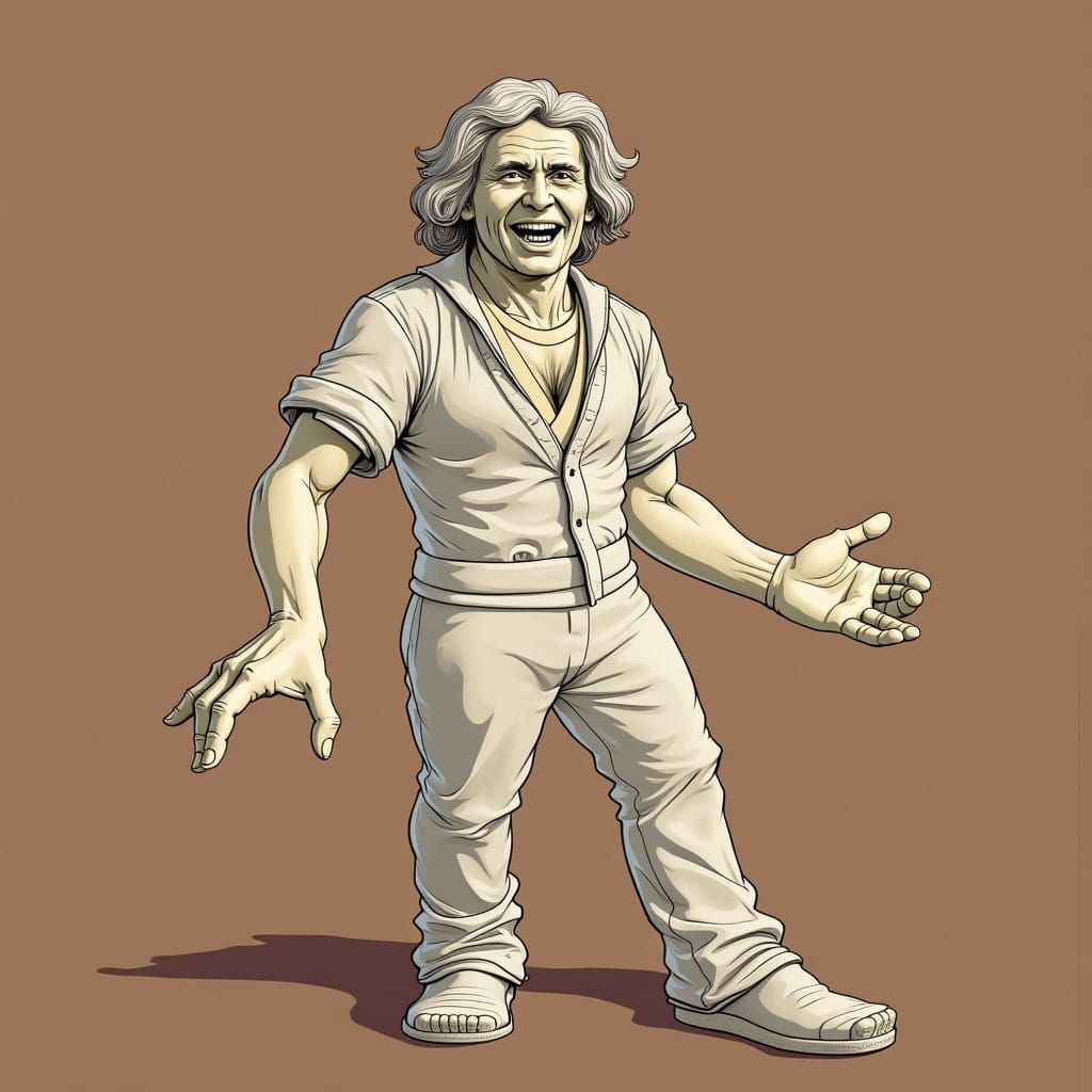 Expressive Sculpture of Imminent Glory