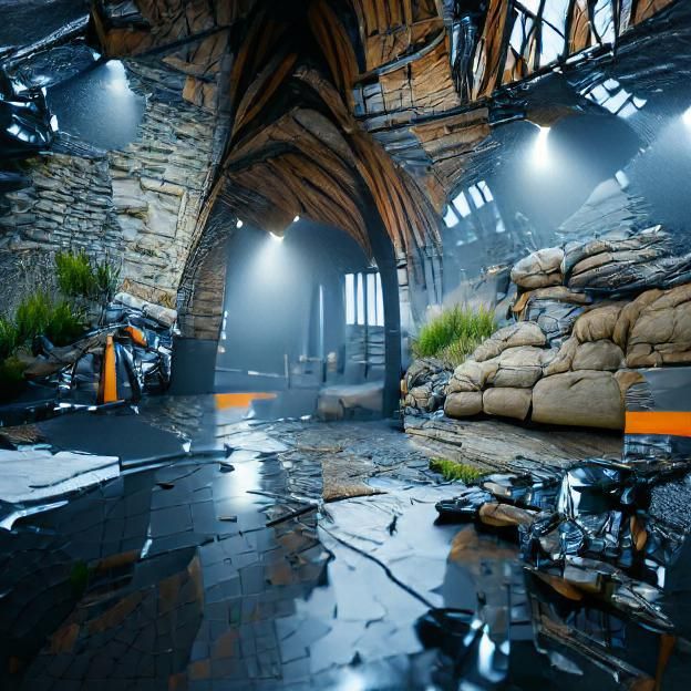 Lavender Field in Sunlight