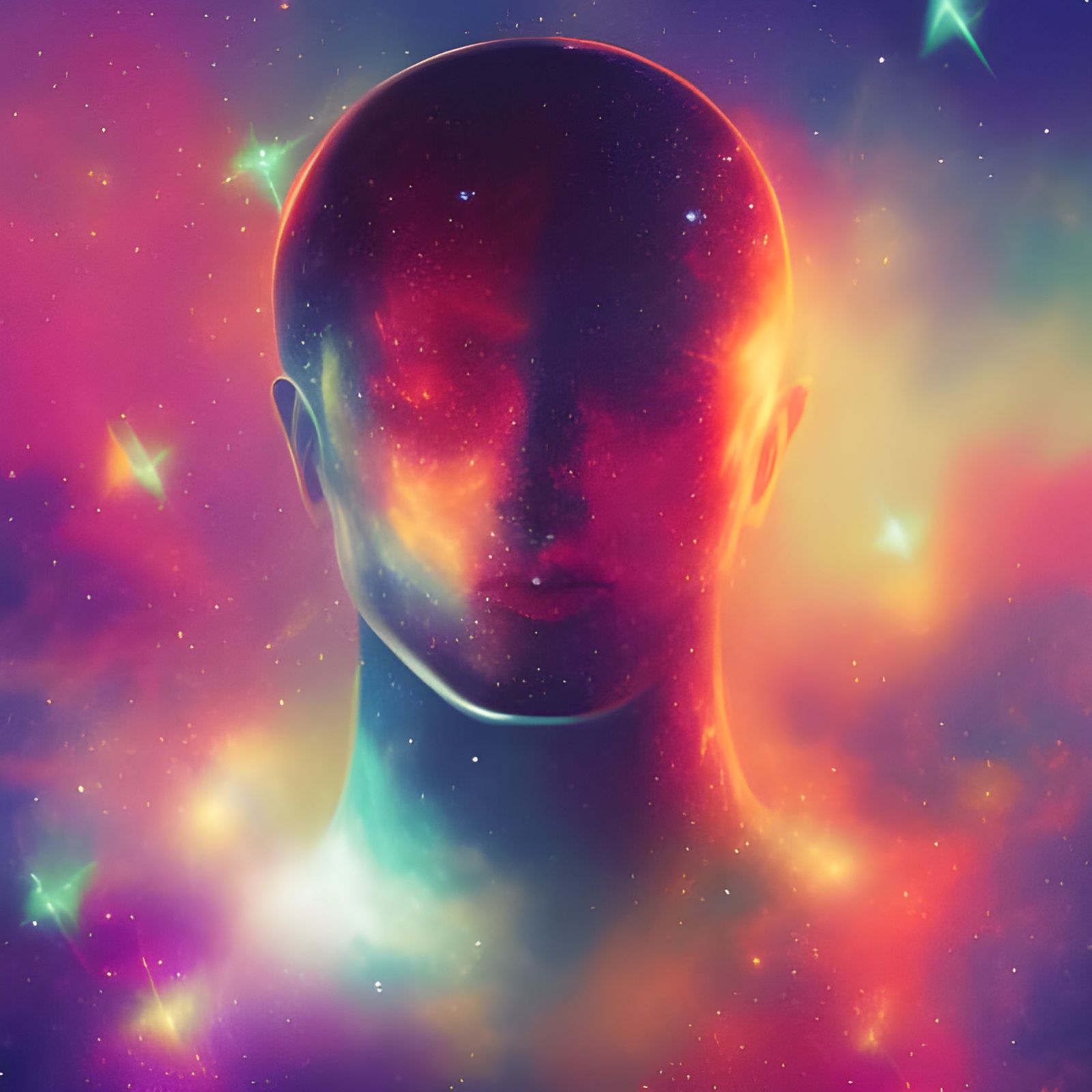 Hyperrealistic Galaxy Splash Art with Dramatic Lighting
