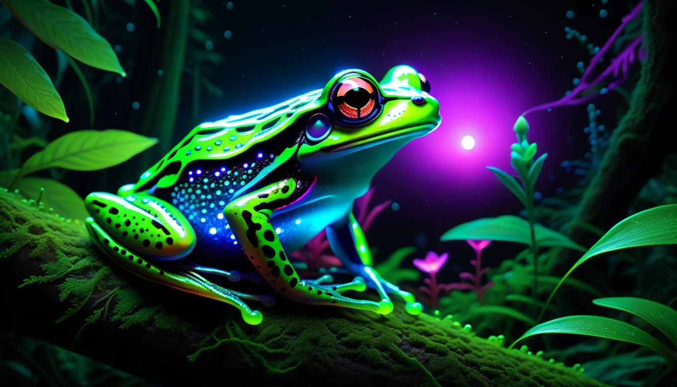 Bioluminescent Frog
