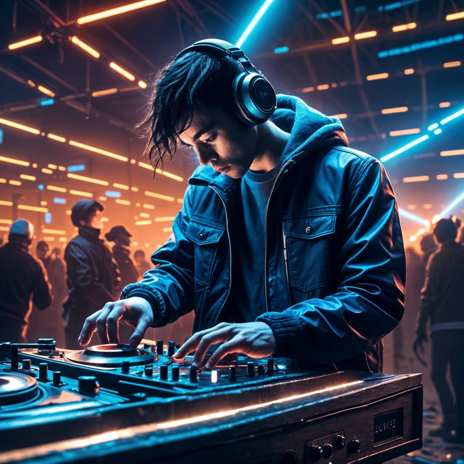 Anime Style Rhythmic Echoes of the Past