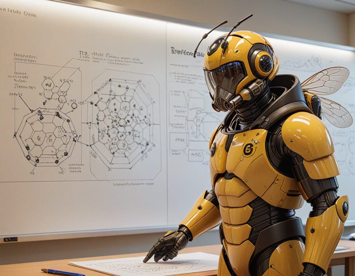 Bumblebee Engineer Unveils Honeycomb Blueprint in Whimsical...