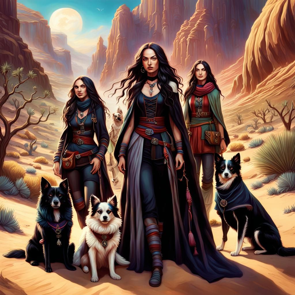 vibrant and vivid  desert canyon