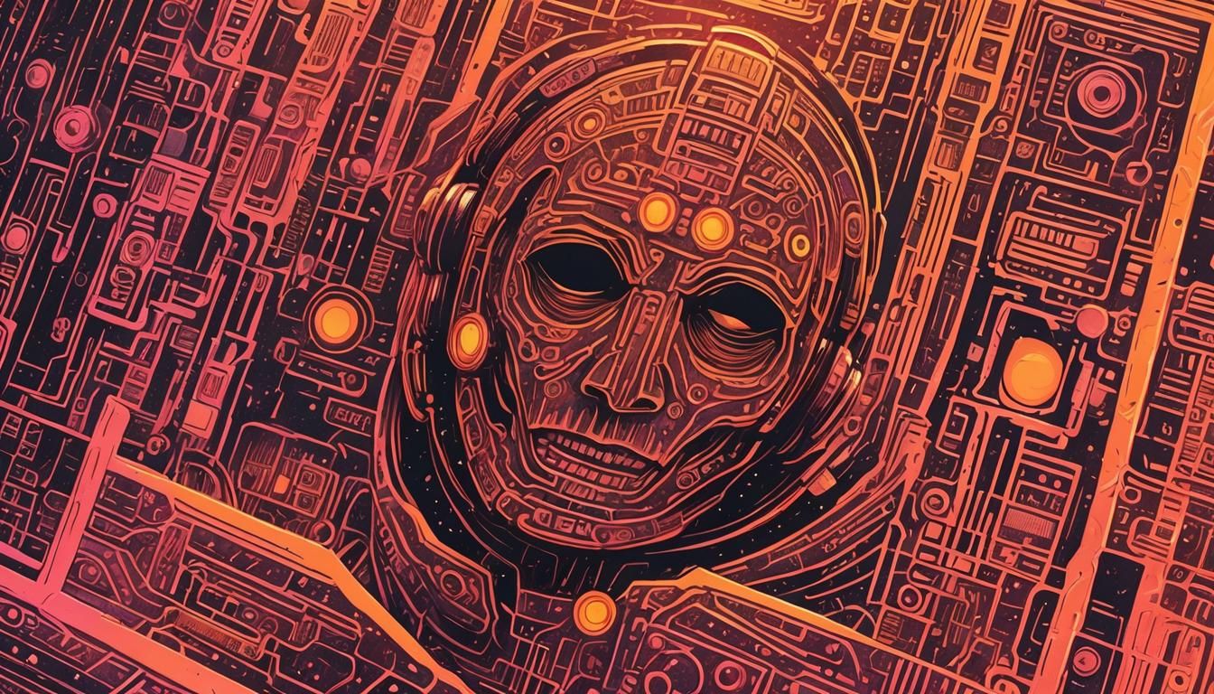 Retrofuturistic Martian Manuscript in Comic Book Style