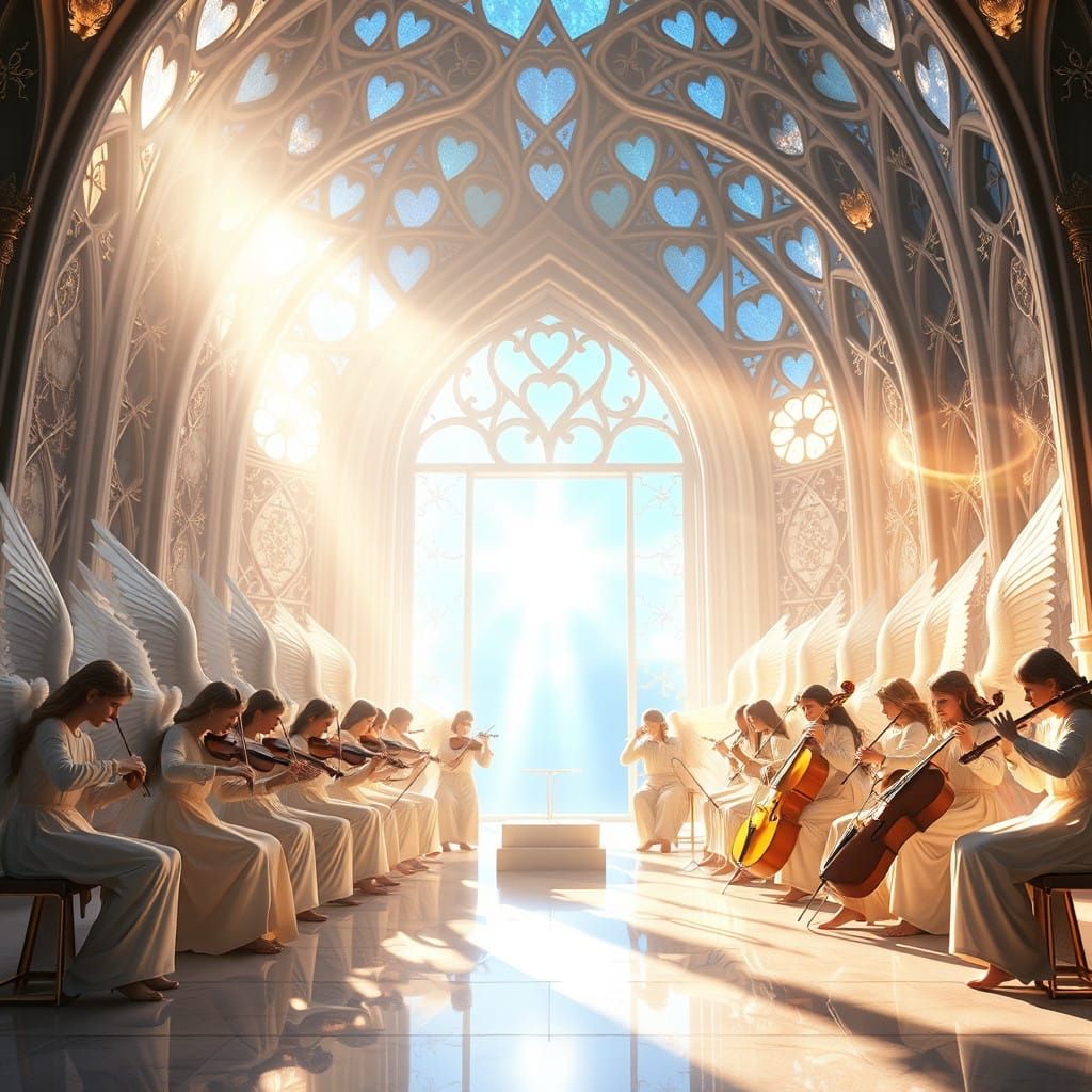 Heavenly Glass Cathedral Concert in Splendid 3D