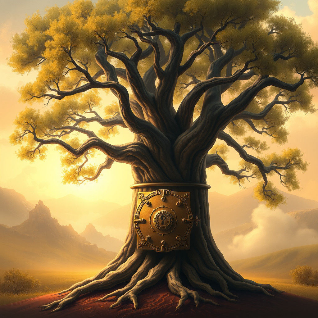 Majestic Family Legacy Tree with Financial Security Roots