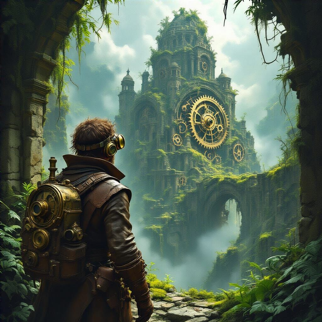 Explorer Discovers Ancient Clockwork City in Jungle Ruins