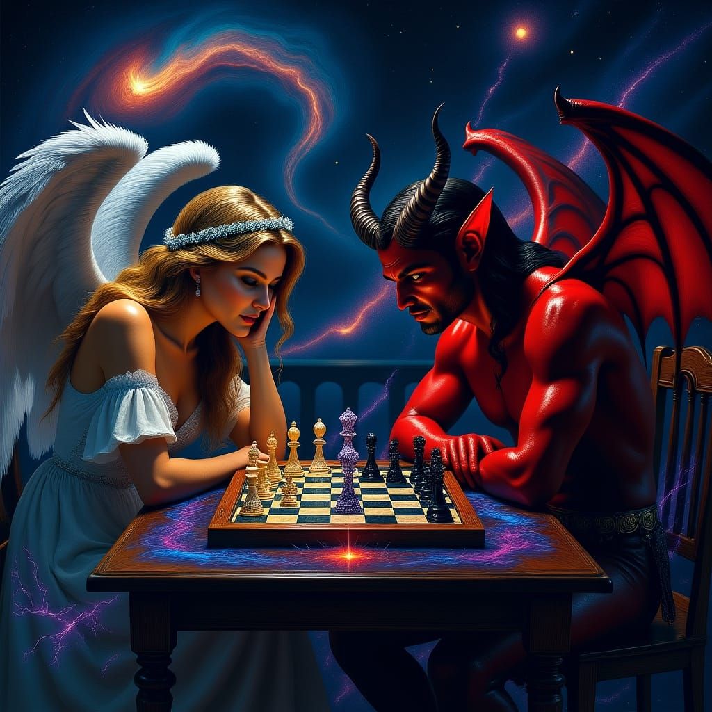 Hyperrealistic Splash Art with Dramatic Lighting