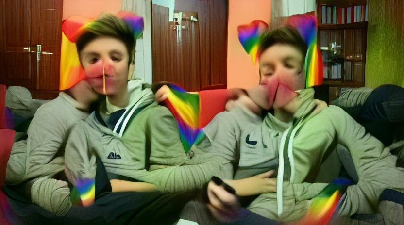 Homosexual Image Generated by AI