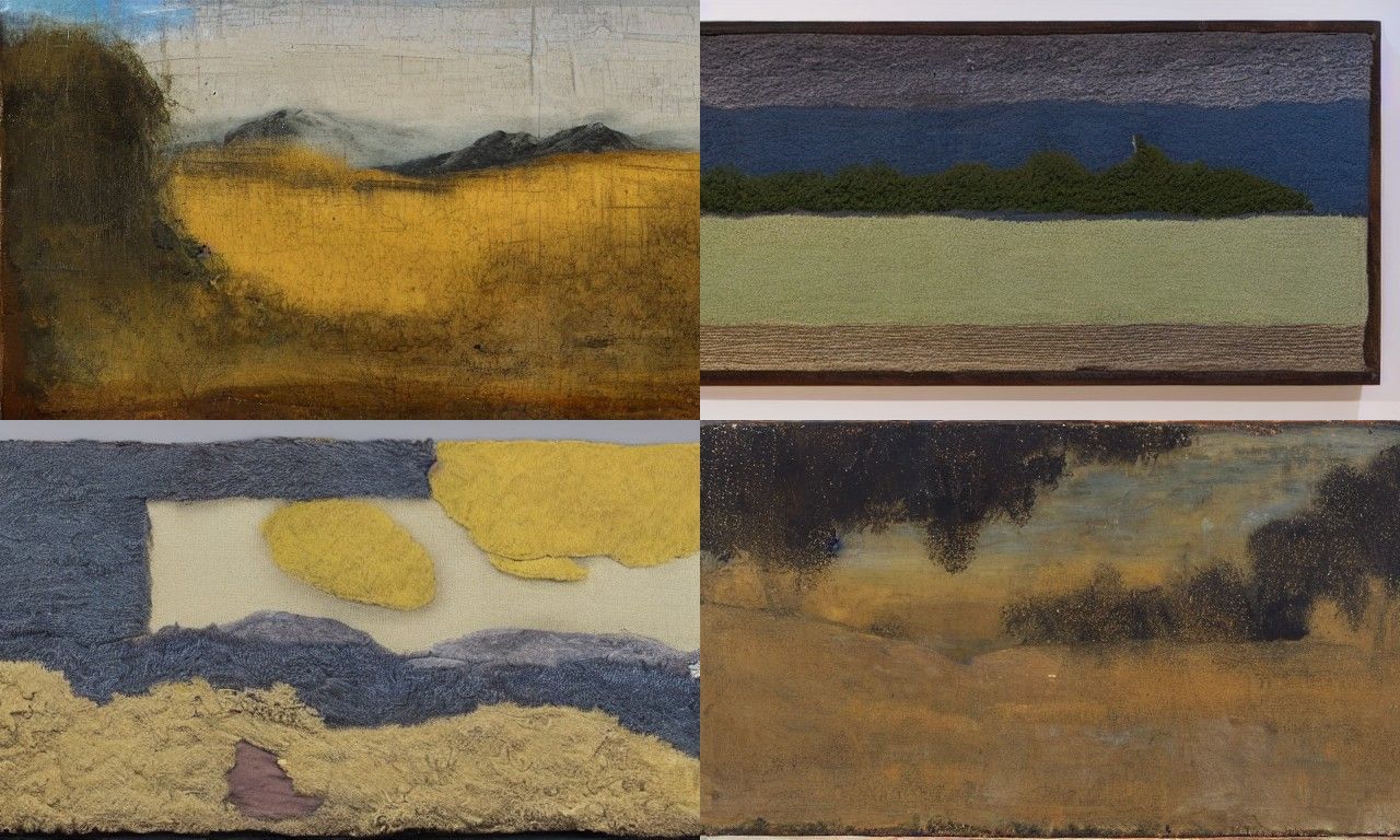 Arte Povera Landscape: Evoking Nature's Essence