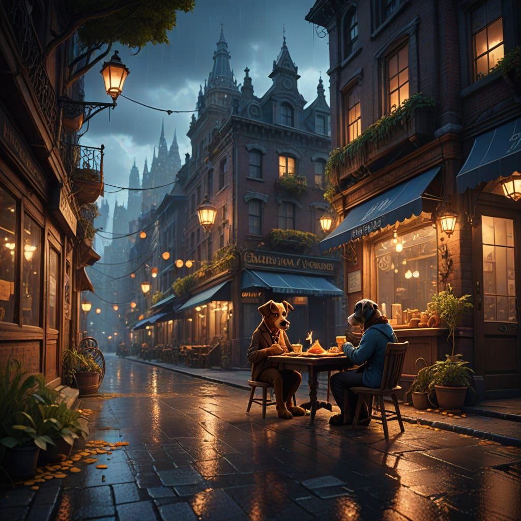 Lady and the Tramp Share a Magical Spaghetti Date in NYC