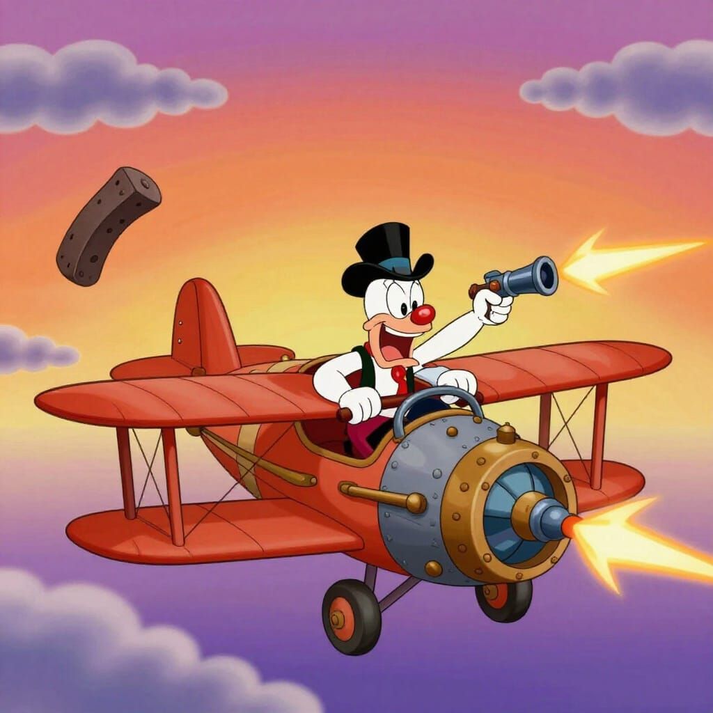 Clown Flying Machine