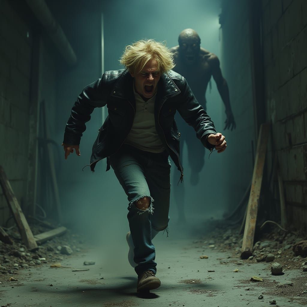 Man Flees Creature in Ransacked Warehouse