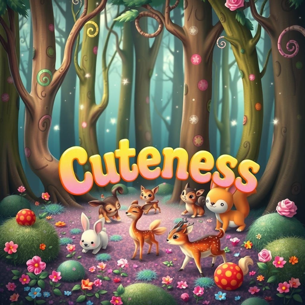 Whimsical Wonderland of Colorful Creatures