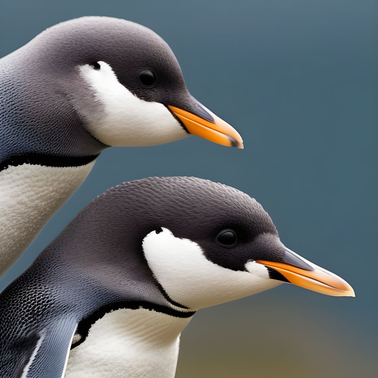 Detailed Little Blue Penguin Portrait in Natural Light
