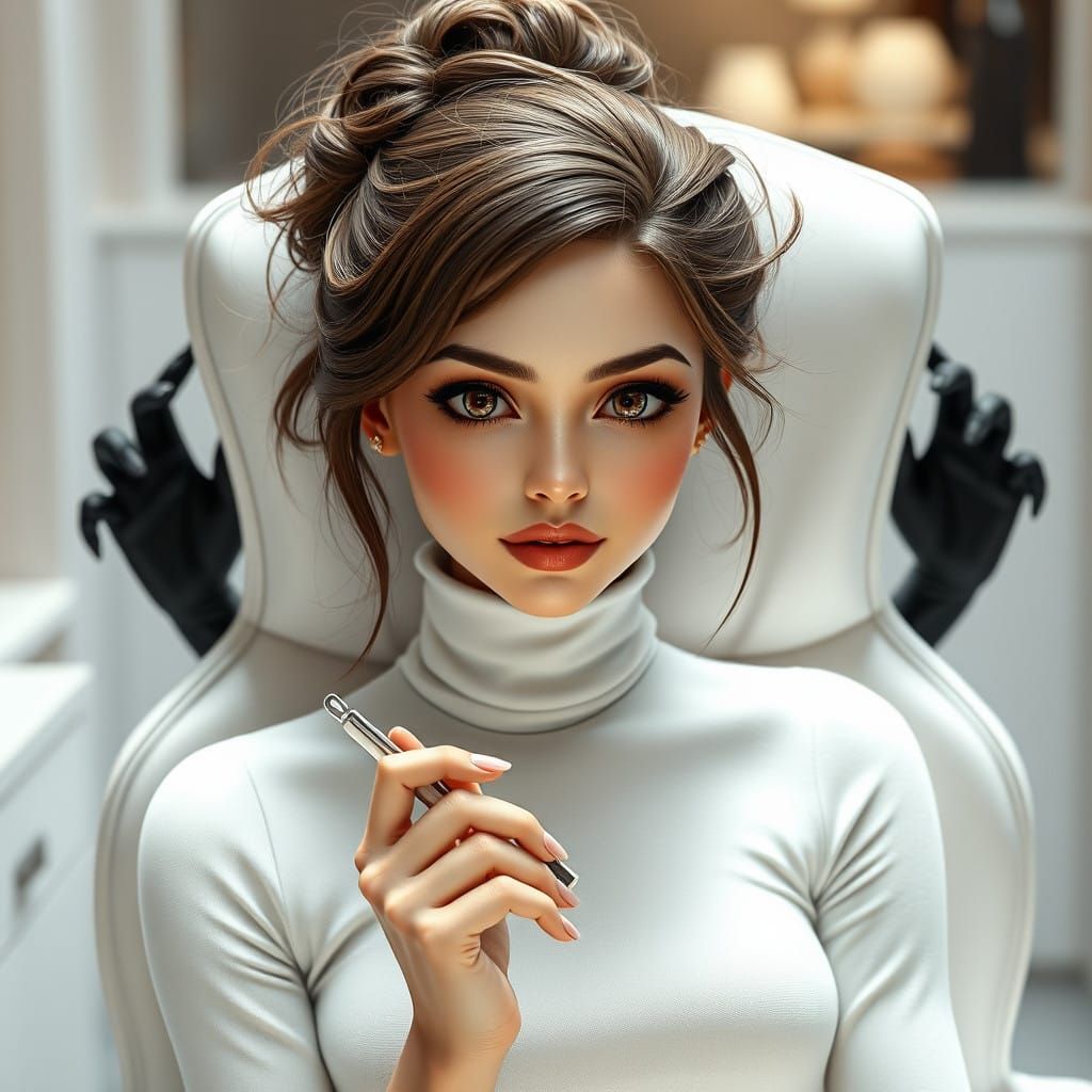 Ethereal Lana in Whimsical Fantasy Setting