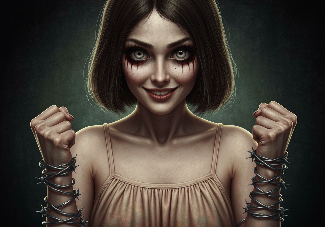 Cenobite Waifu: A Horror Fairytale Portrait