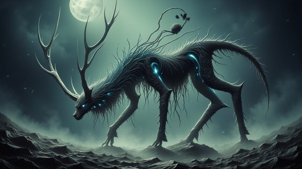 Eldritch Futuristic Uprising in Hyperreal 8K Concept Art