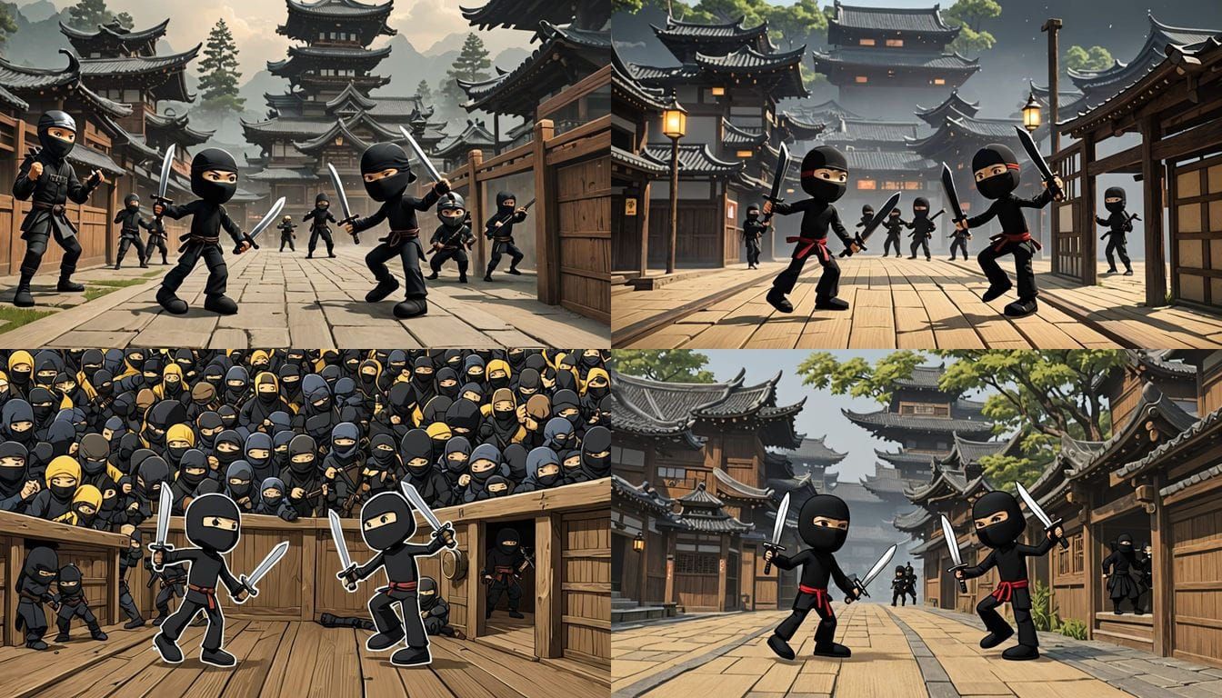 Stealthy Warriors in Motion